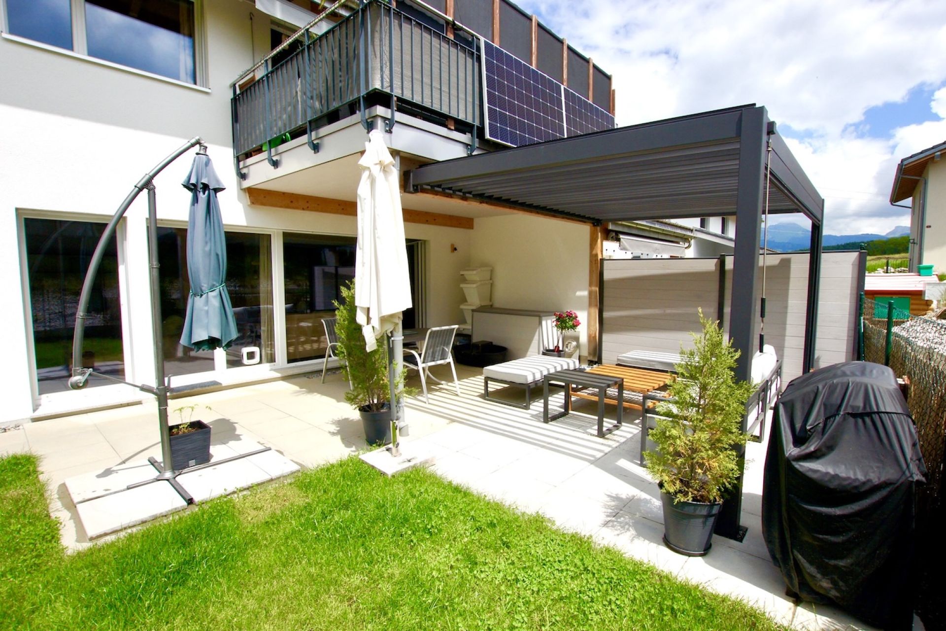 Charmant appartement de 3,5 pièces avec terrasse à Bossonnens