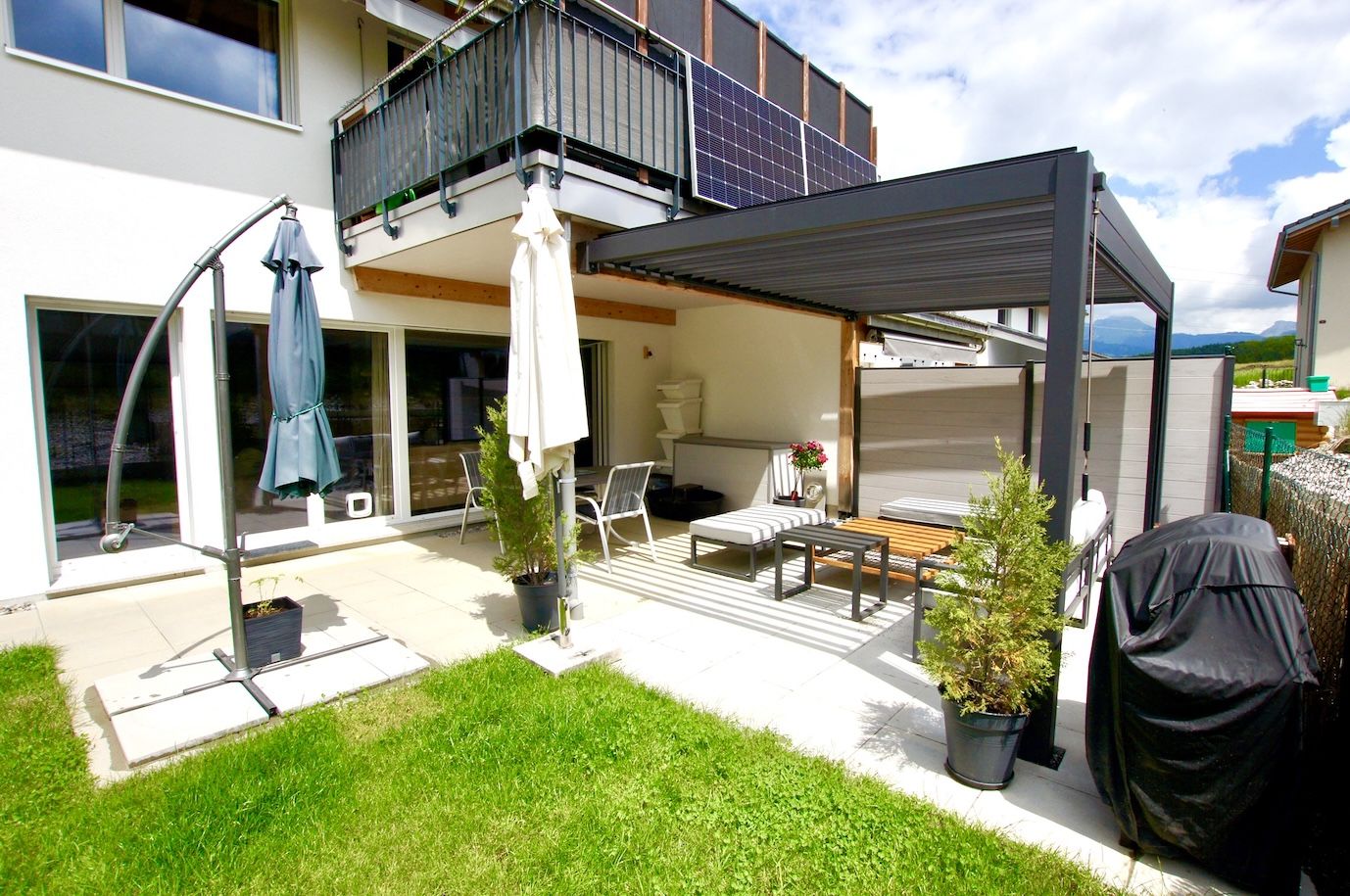 Charmant appartement de 3,5 pièces avec terrasse à Bossonnens