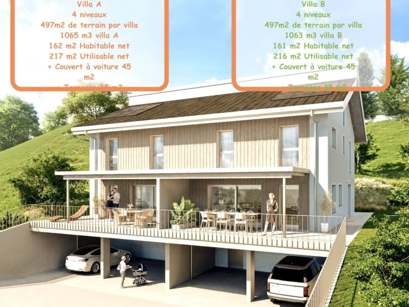 Magnifique villa de 5,5 pcs en Veveyse à Tatroz-Attalens.